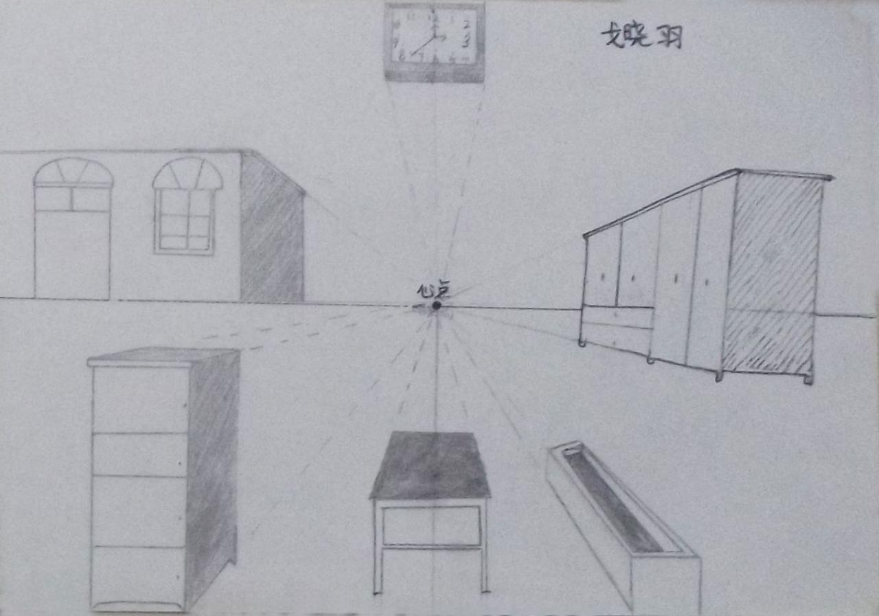 平行透视图 戈晓羽画