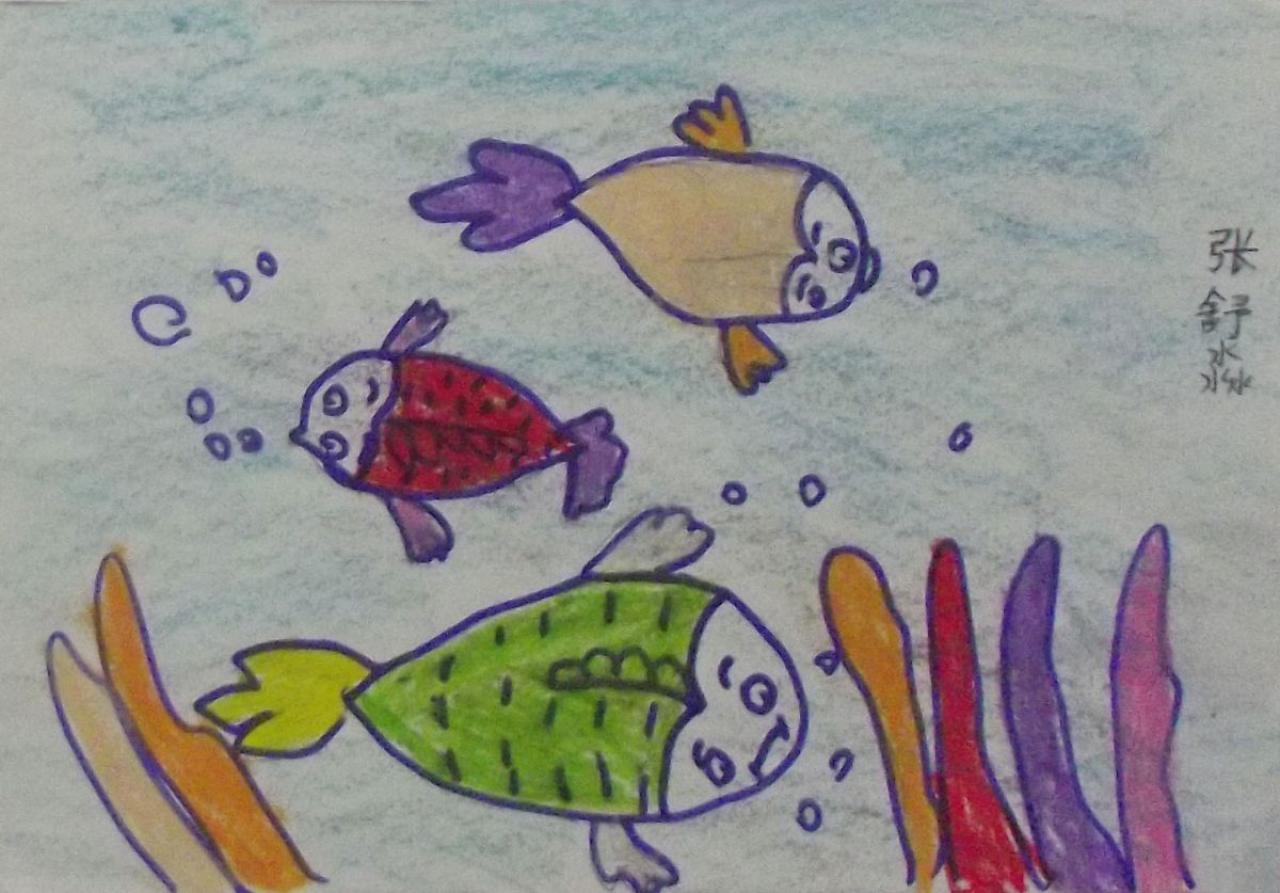 海底世界 张舒淼画