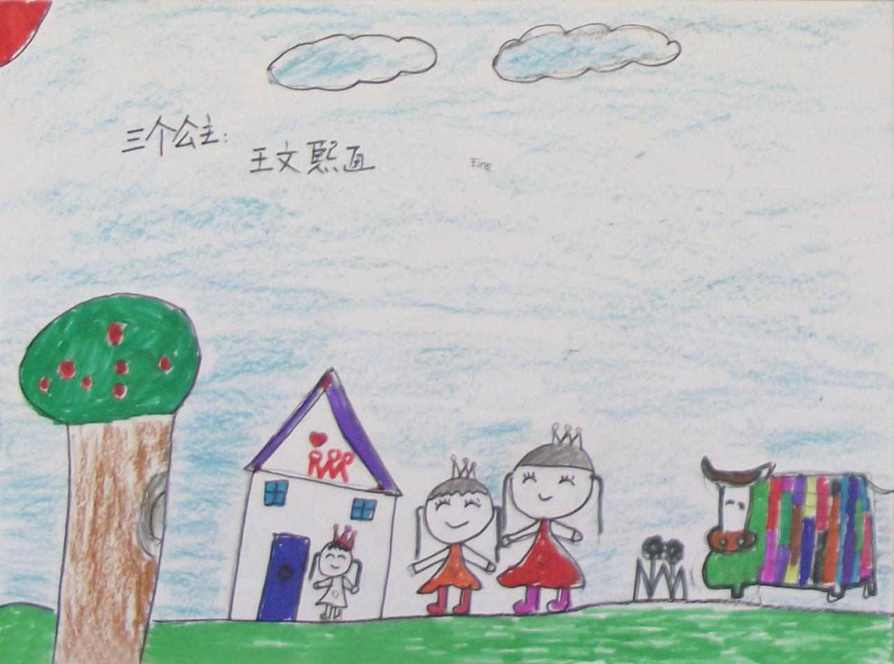 三个公主 王文熙画