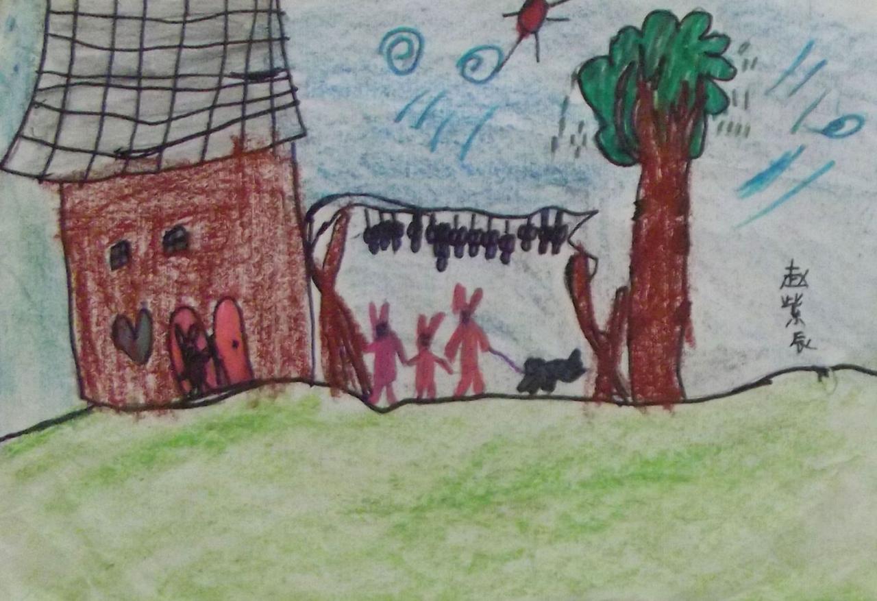 兔子的家 赵紫辰画