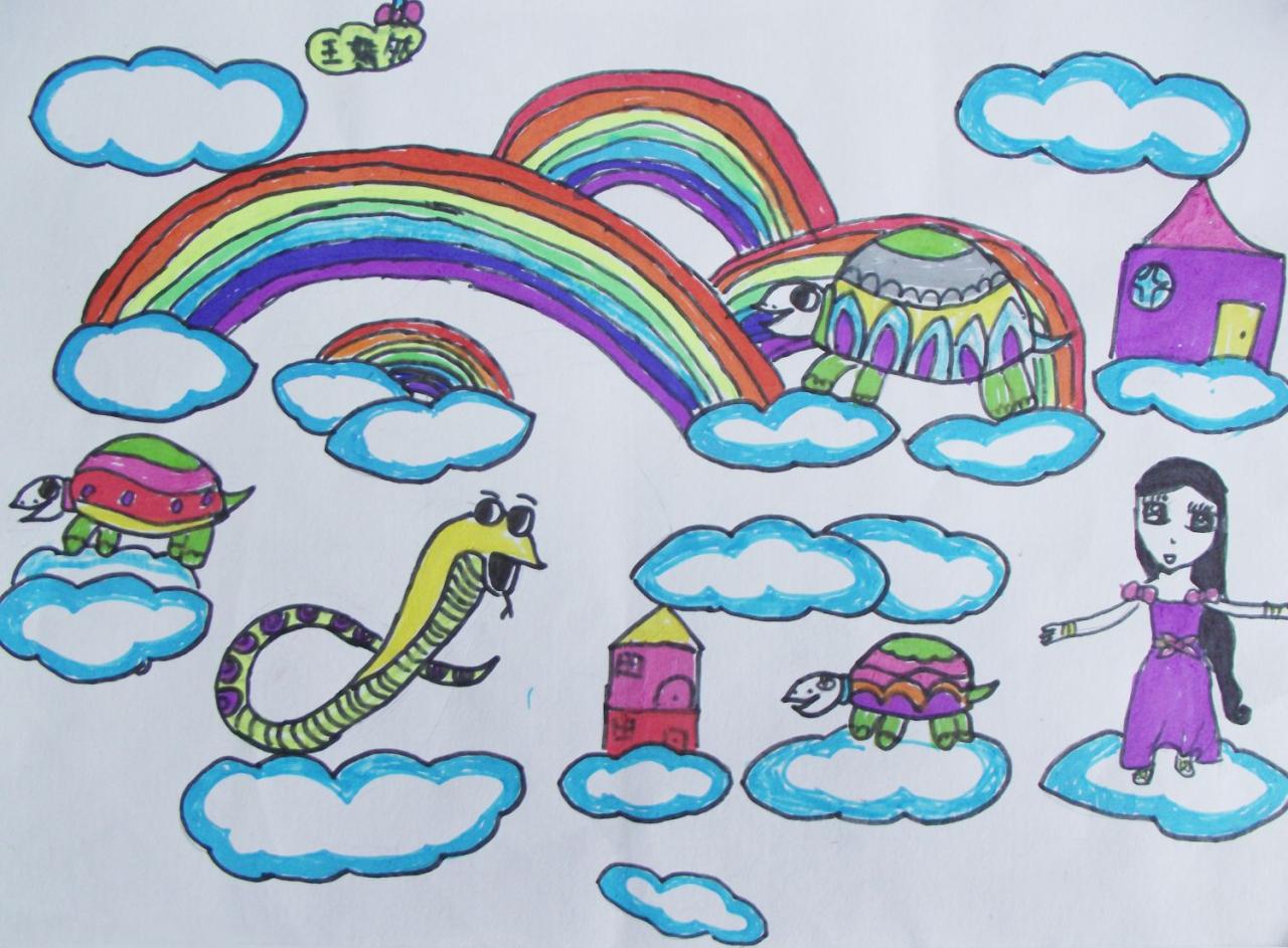 云上的动物园 王嫣然画