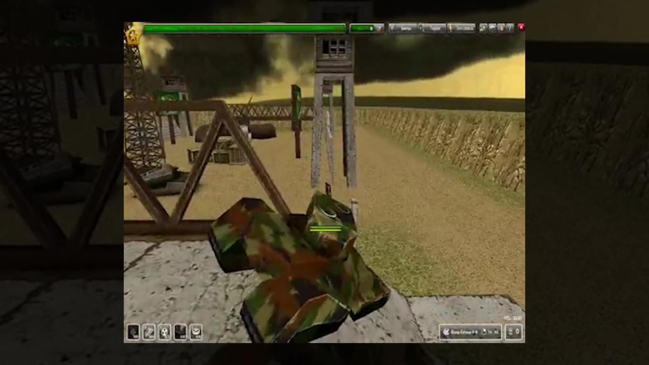 3D坦克测试阶段蜂王的外观