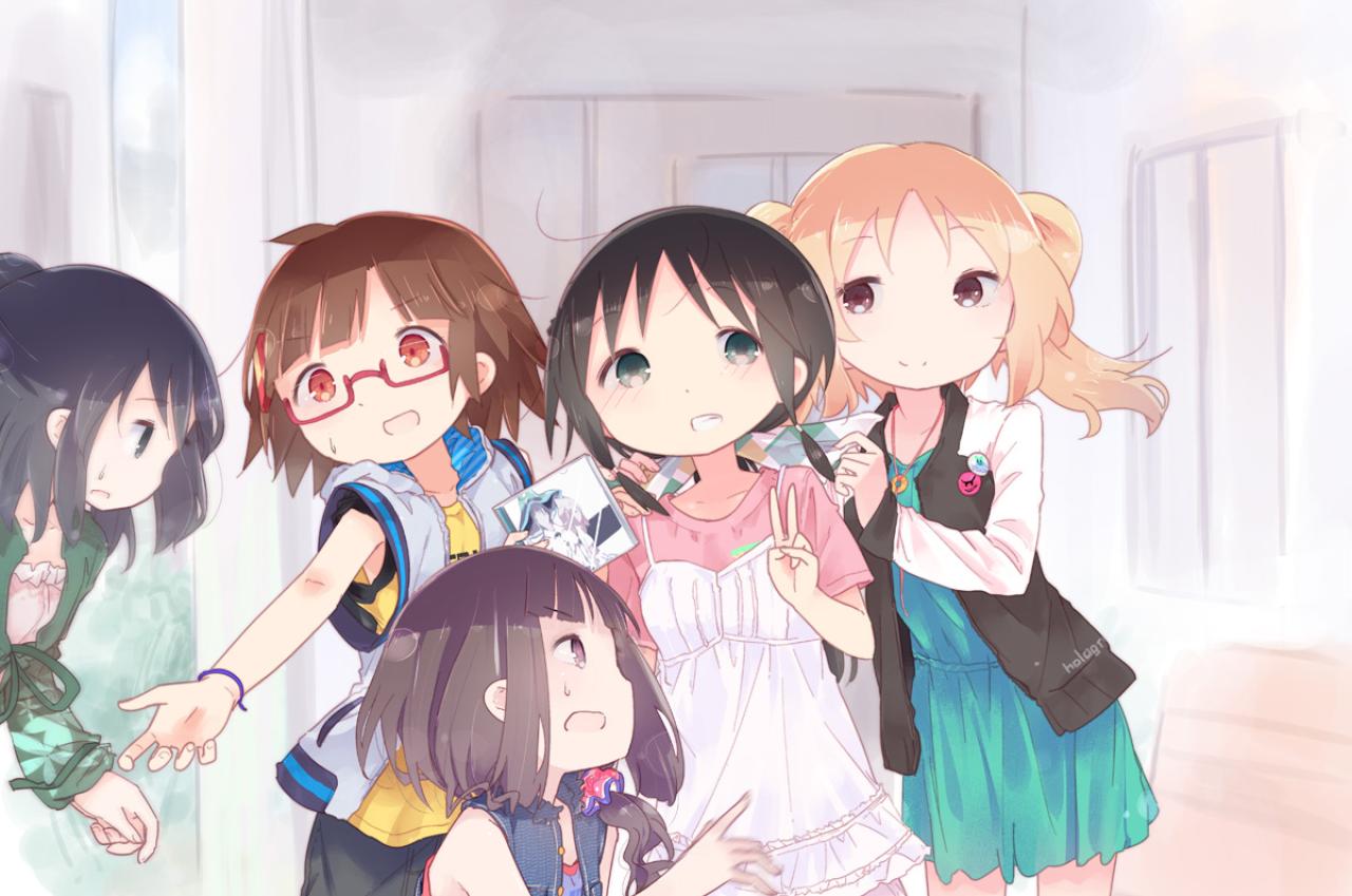 《斯特拉的魔法》主角集合 くろば·U原作 《漫画时间MAX》2016年4月收录封面