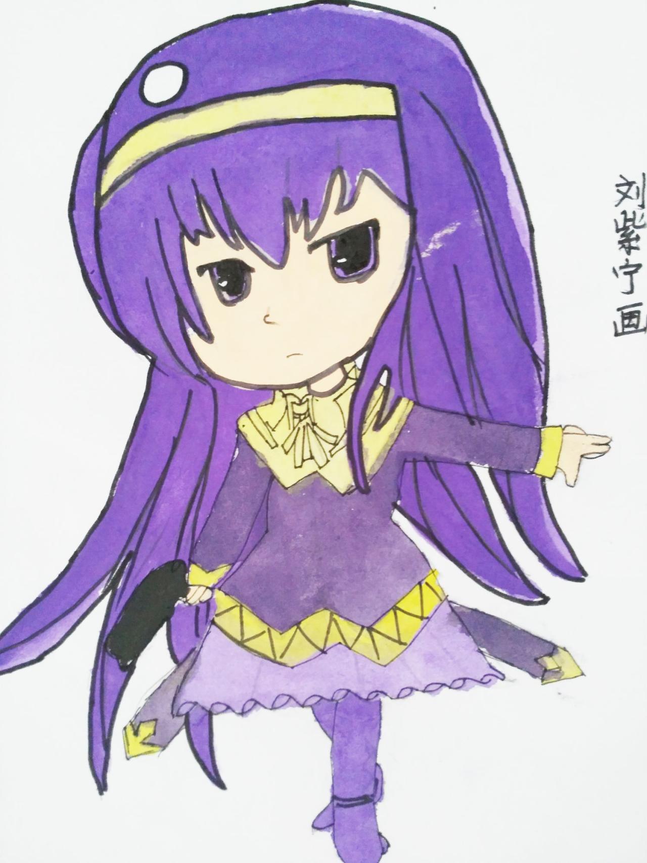 Q版女孩 刘紫宁画