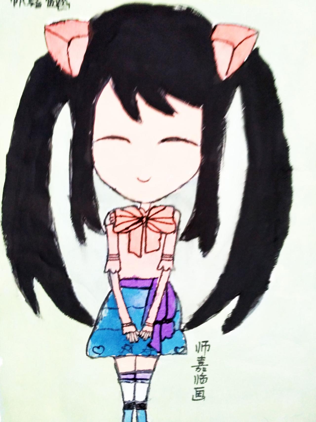 Q版女孩 师嘉临画