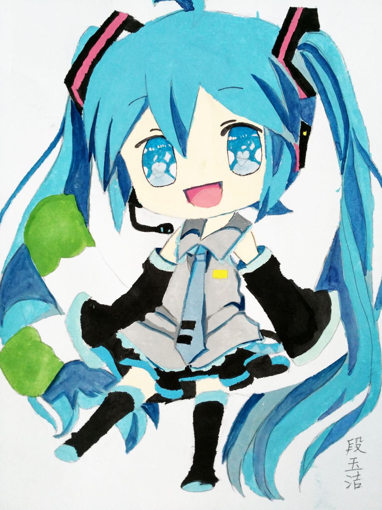 Q版初音未来 段玉洁画