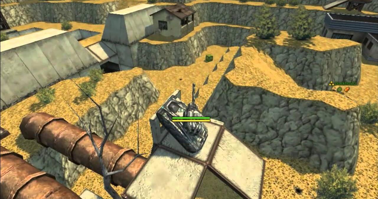 3D坦克峡谷地图