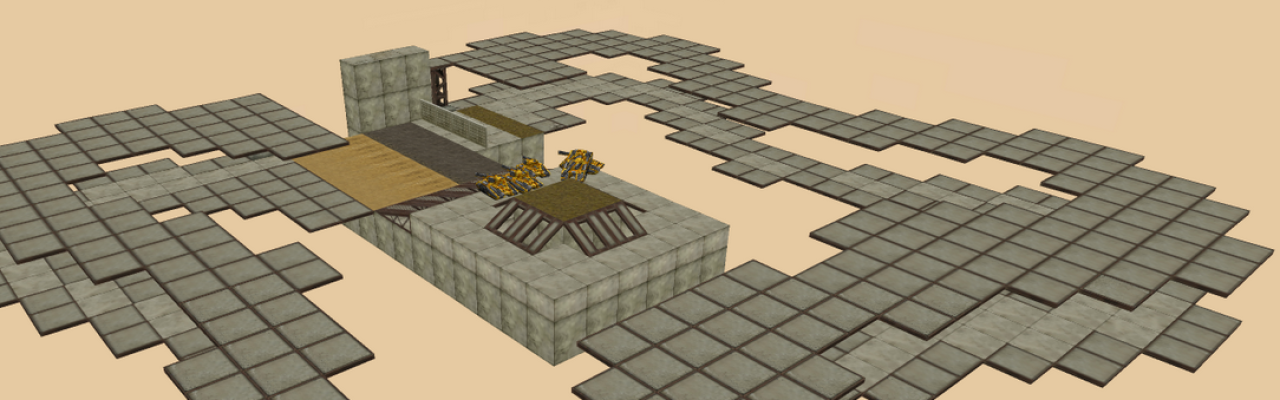 3D坦克旋转木马地图