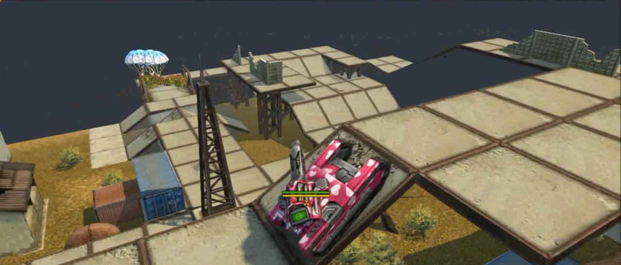 3D坦克测试服飞行测试地图