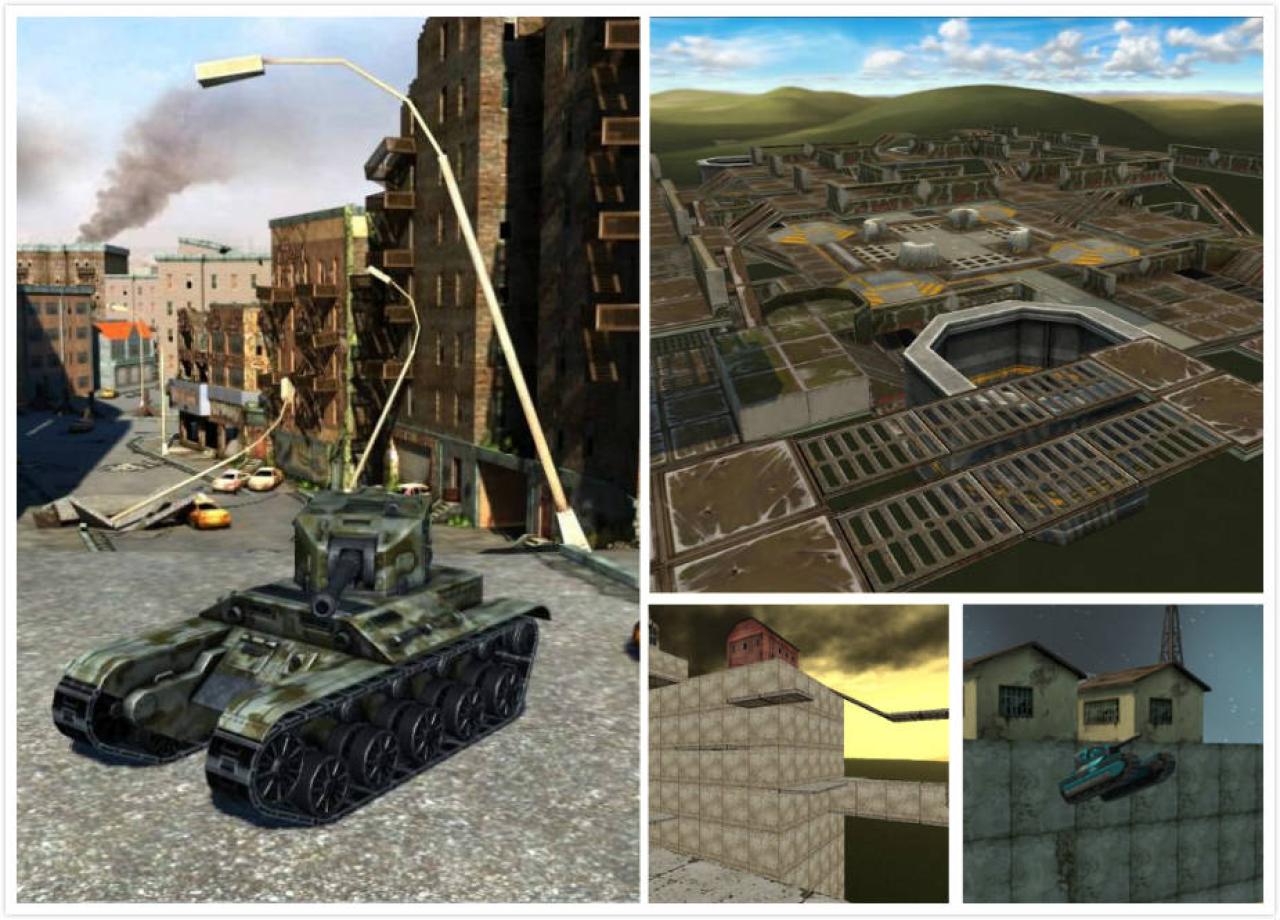 3D坦克中的老地图