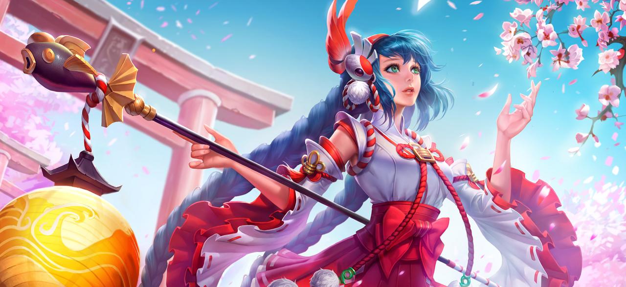 王者荣耀大乔伊势巫女壁纸