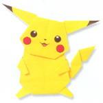 与众不同的皮卡丘折纸方法成品图