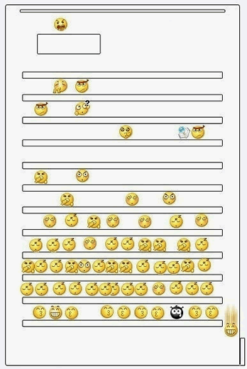 QQ表情演绎大学课堂情景