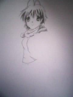 绘制古河渚线稿步骤三