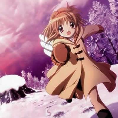 动漫萝莉图片之雪色少女—月宫亚由