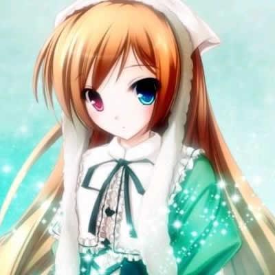 动漫萝莉图片之翠色双眼-翠星石