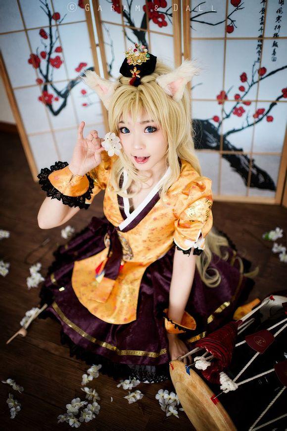 Tomia韩服Cosplay萝莉图片3