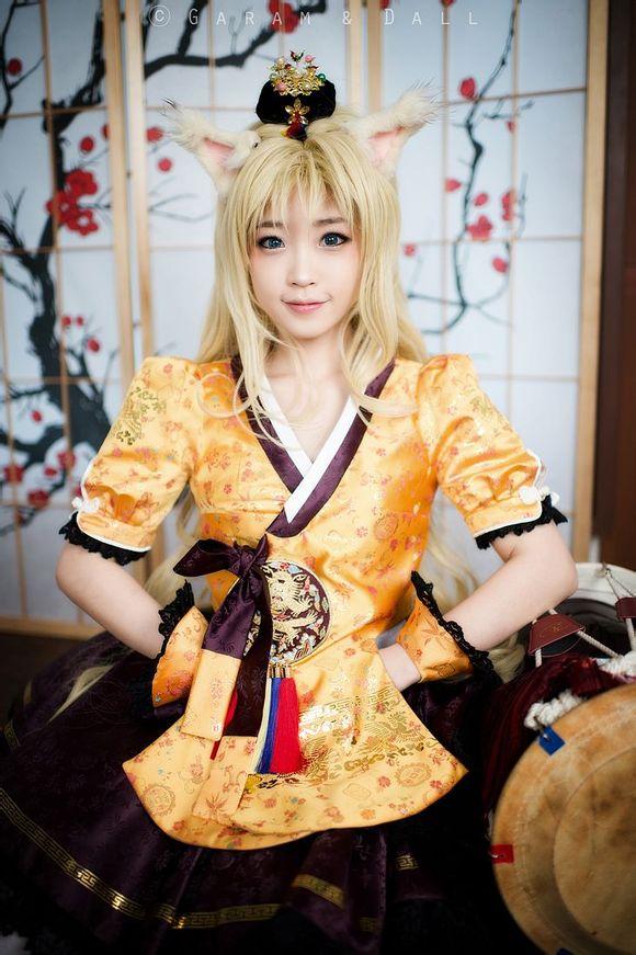 Tomia韩服Cosplay萝莉图片5