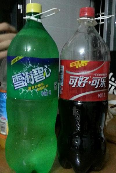 山寨版雪碧和可乐照片截图