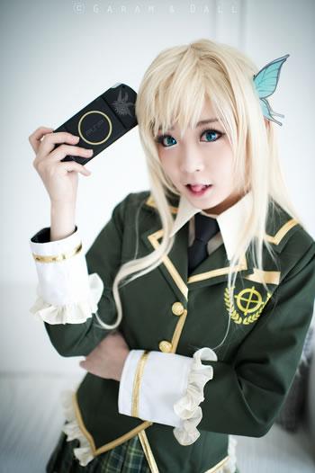 兔娘CosPlay星奈吐舌卖萌照