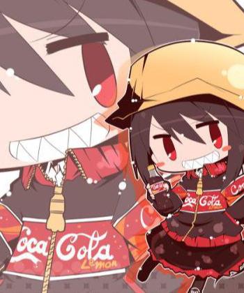 日本画师皐月メイ设计的可口可乐拟人化造型