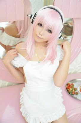 粉色女仆裙CosPlay图赏