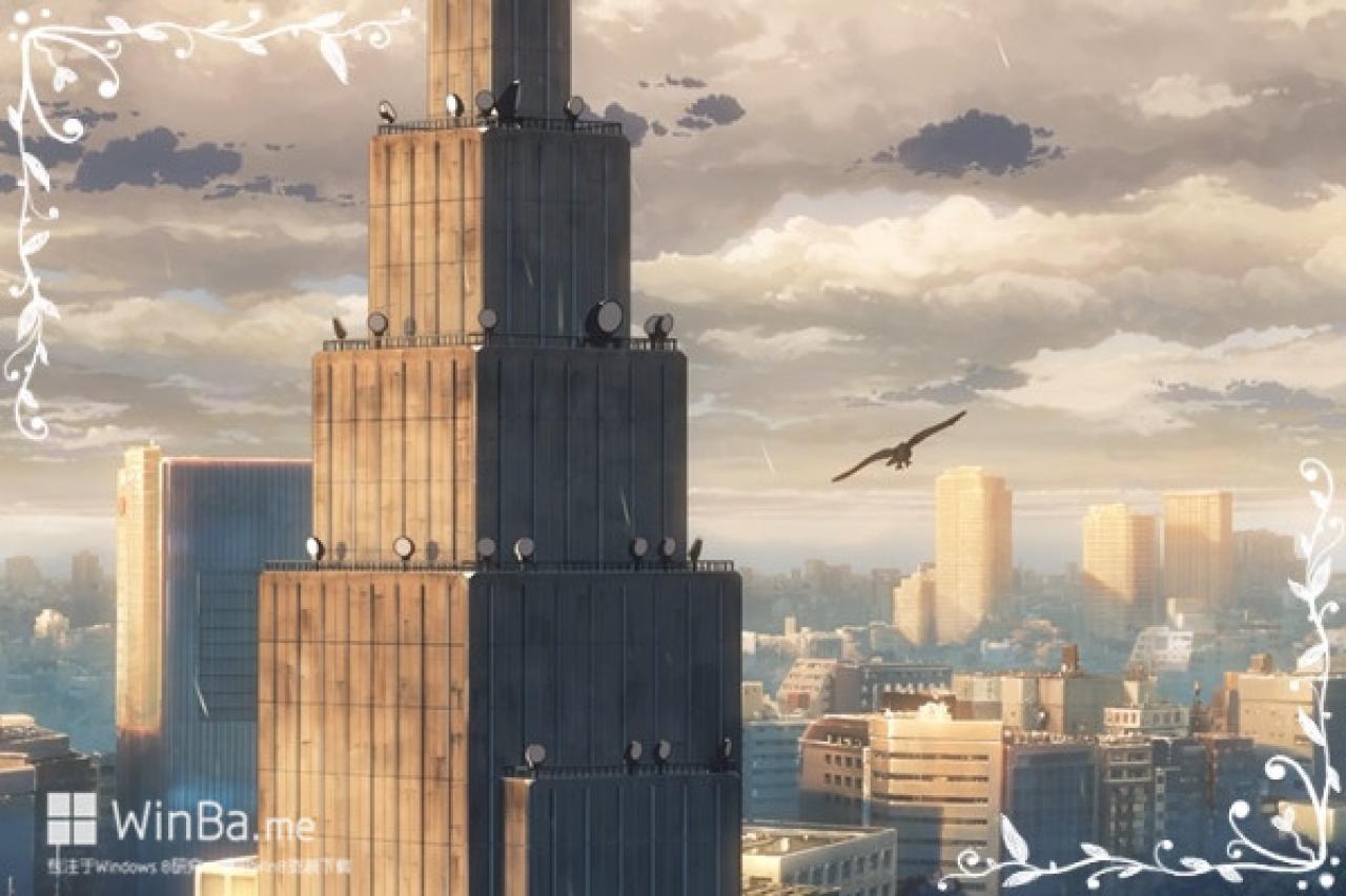 言叶之庭唯美画风场景精选——城市一角