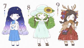 日本7至9月份的拟人化