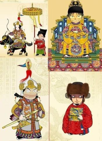 路飞一伙穿着中国古装官服4
