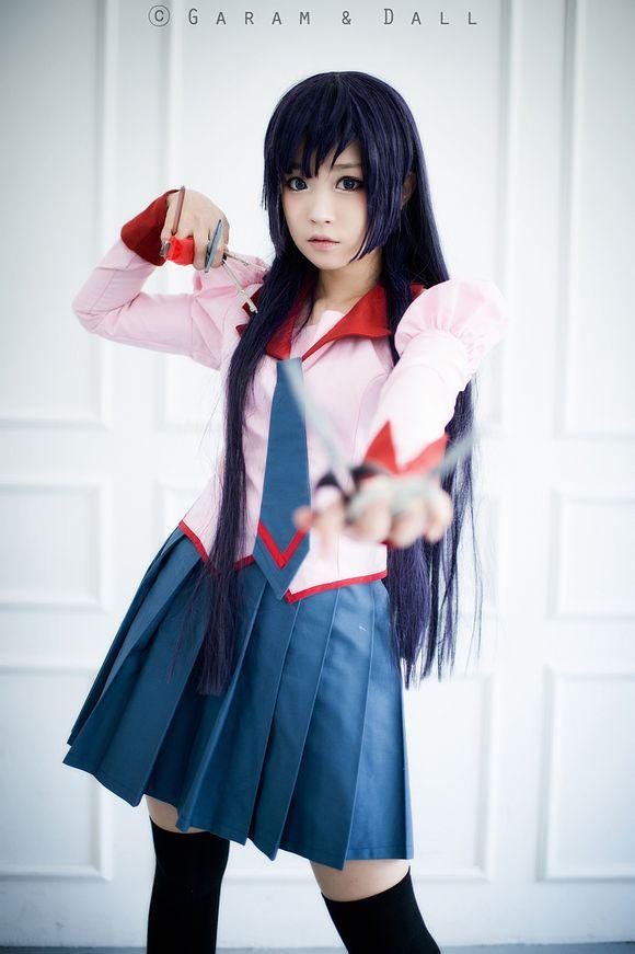 兔娘6月16日战场原黑仪新Cosplay图赏02