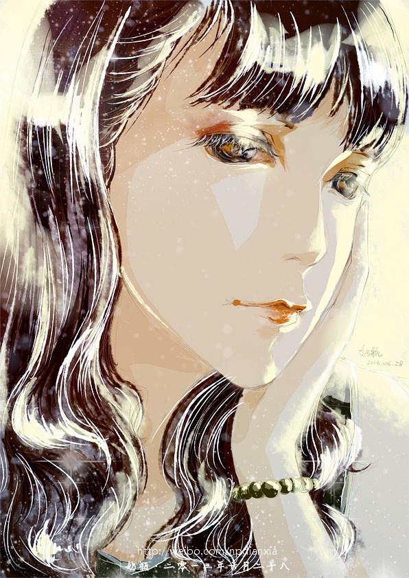 纠结的奶瓶自画像