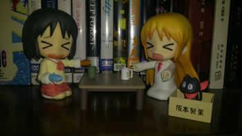 关于动漫《日常》的收藏粘土两只