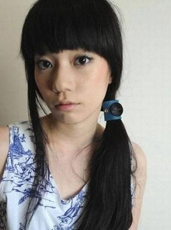 复古发饰效果图