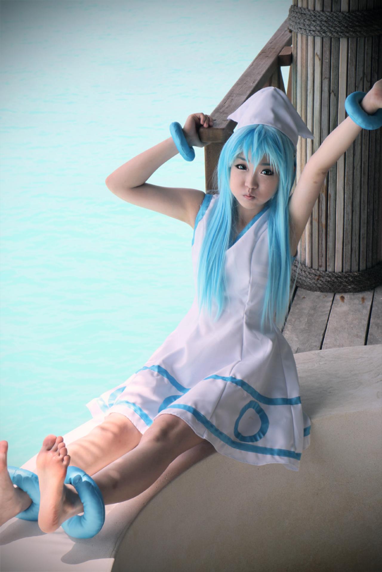 兔娘cosplay乌贼娘组图02