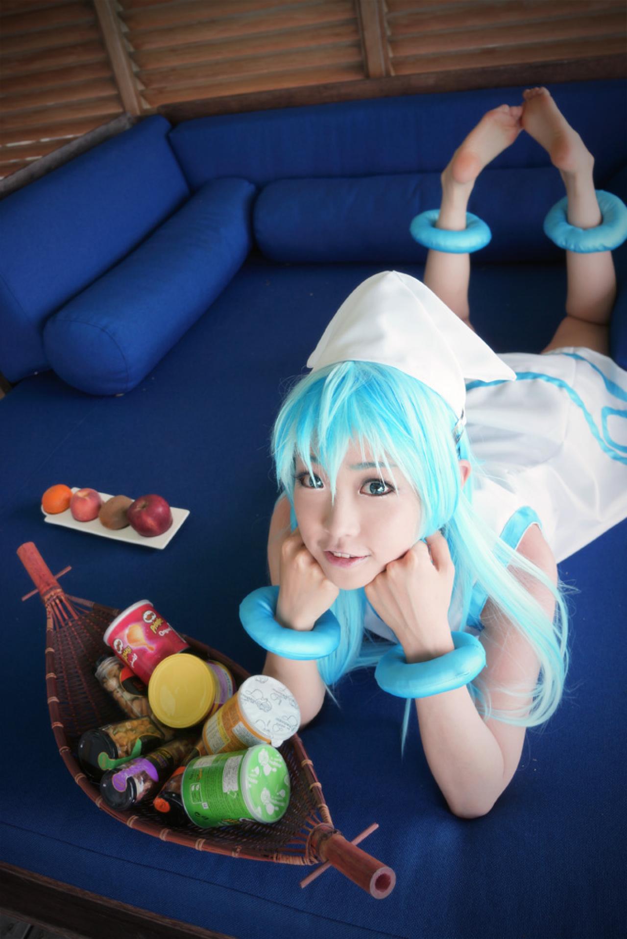 兔娘cosplay乌贼娘组图03