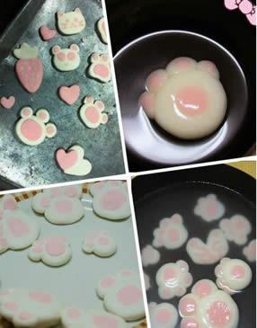 粉可爱的汤圆组图