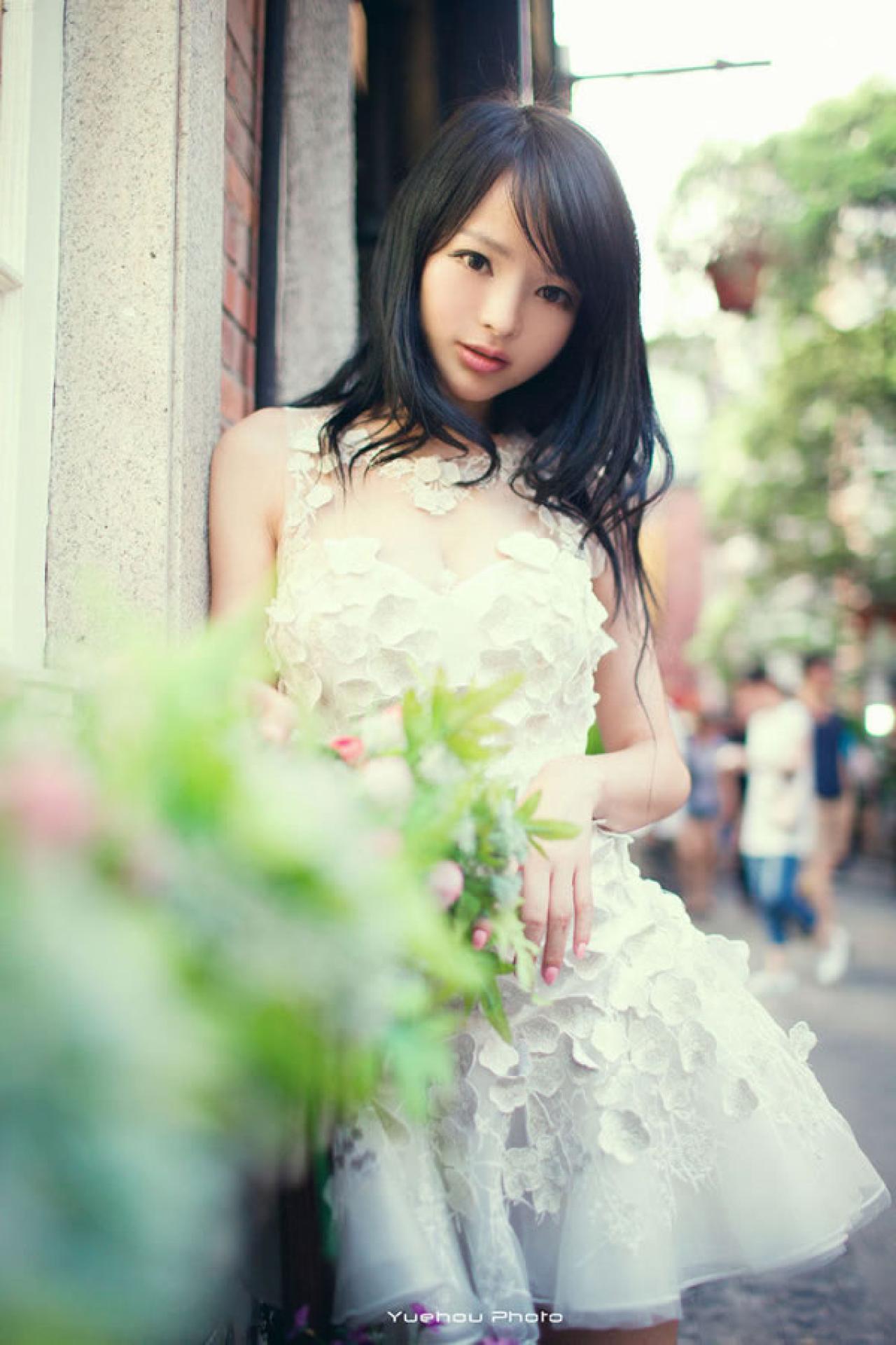 歪歪白色清纯街拍07