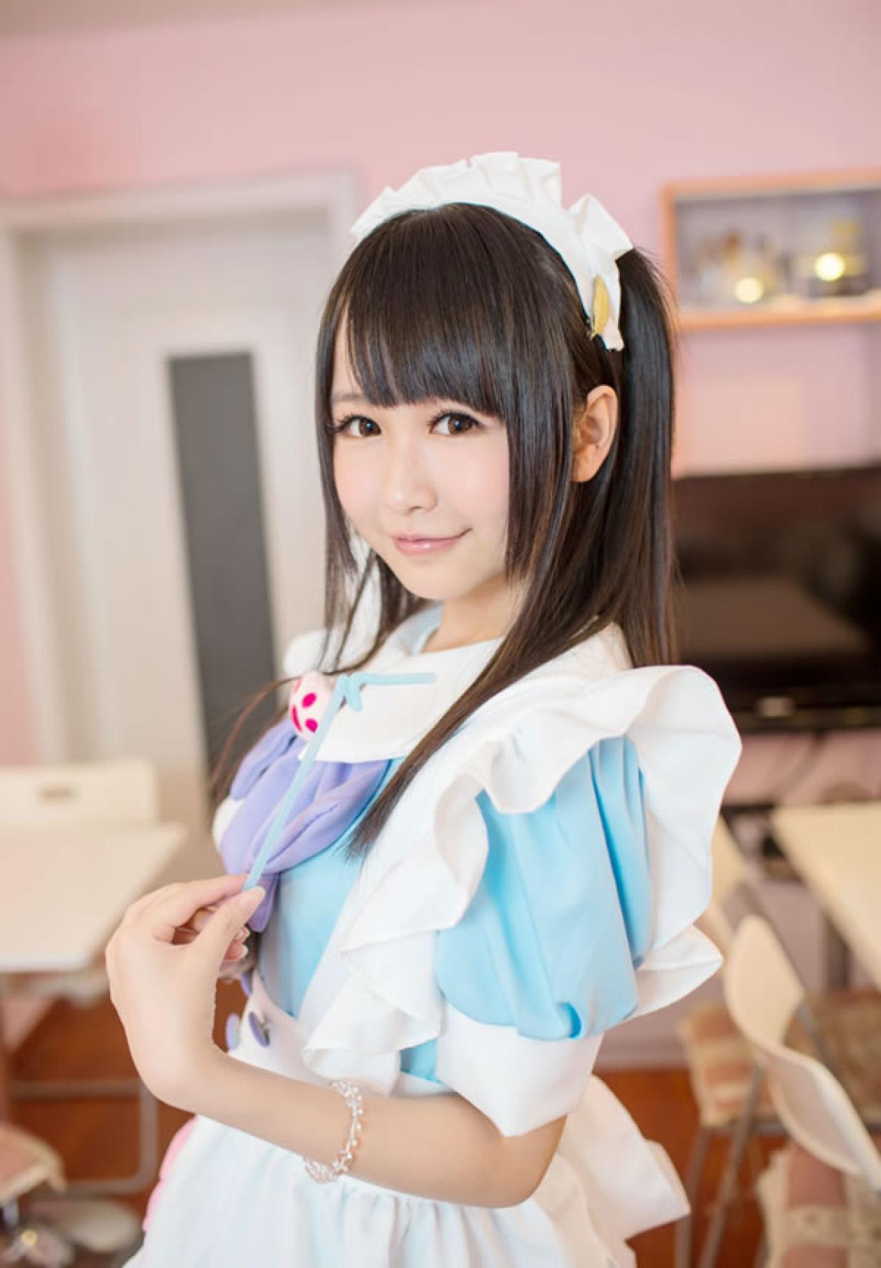 咖啡馆里的女仆妹子Cosplay第07张图