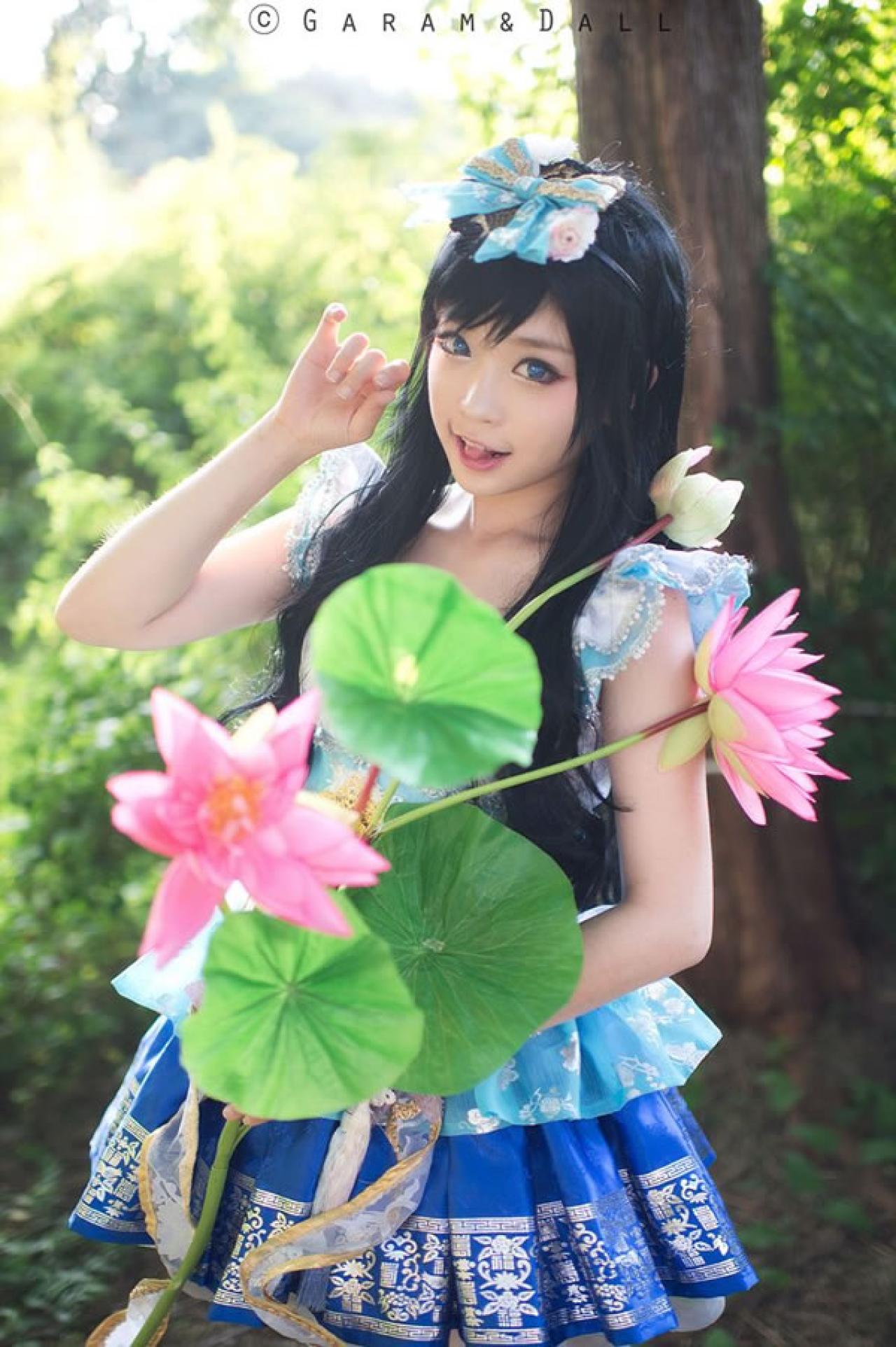 兔娘COS八仙过海何仙姑第01张图