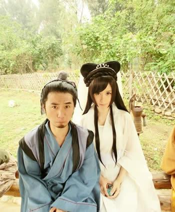 淘宝在万万没想到第九集片场与刘循子墨的合照02