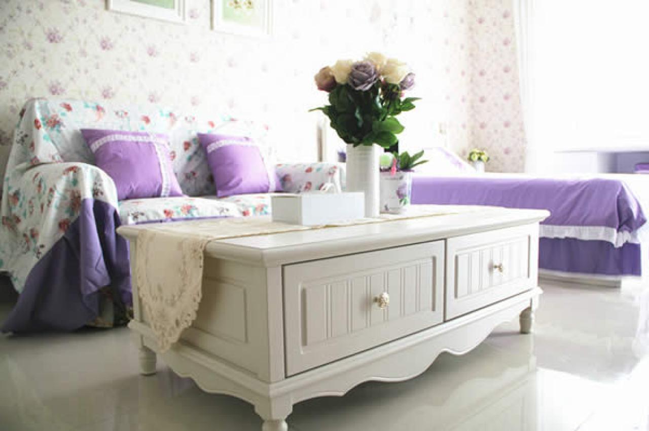 43平米小窝的客厅的花束