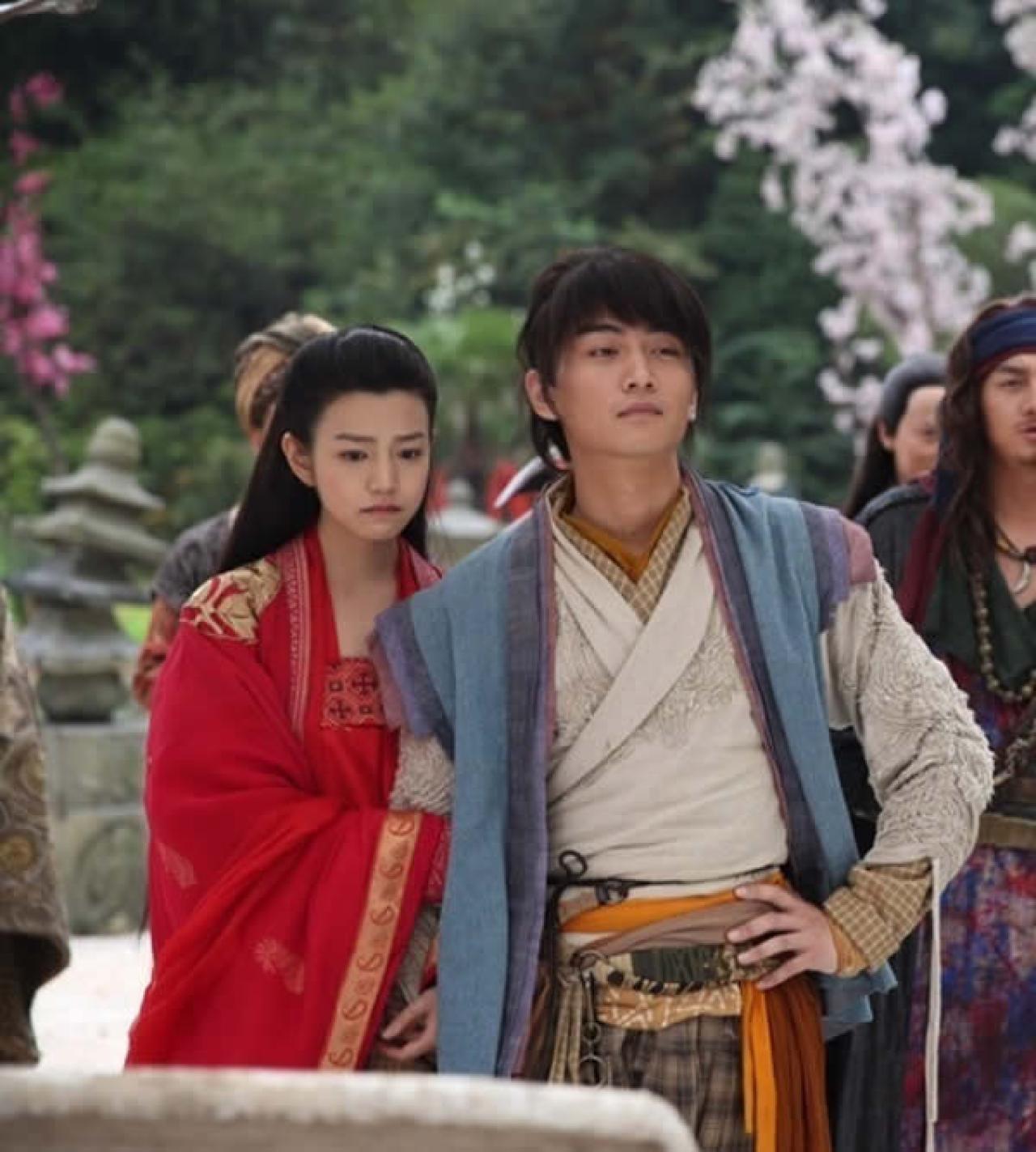 陈妍希扮演小龙女剧中扮可爱