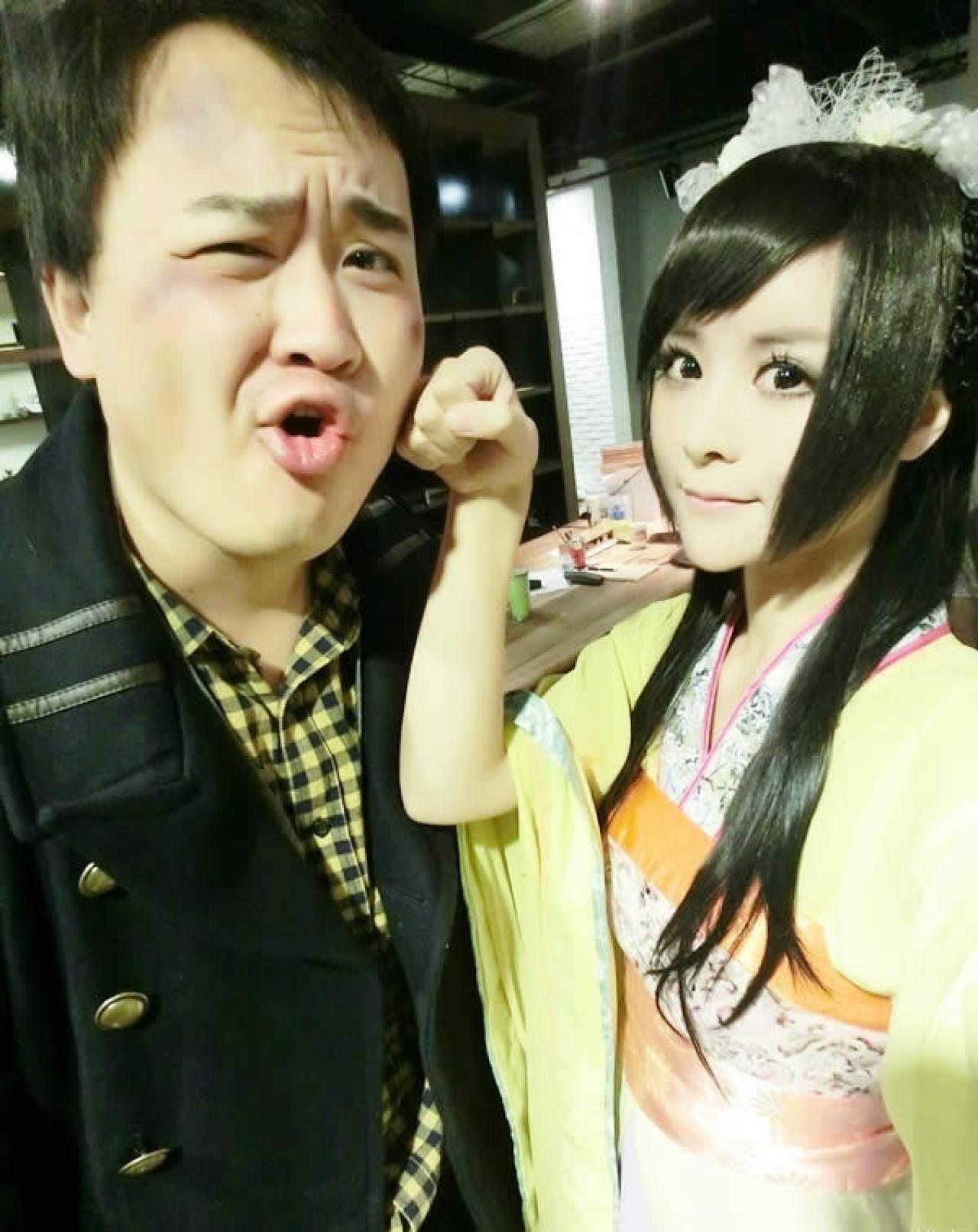 桃宝调戏孔连顺，孔连顺卖萌照