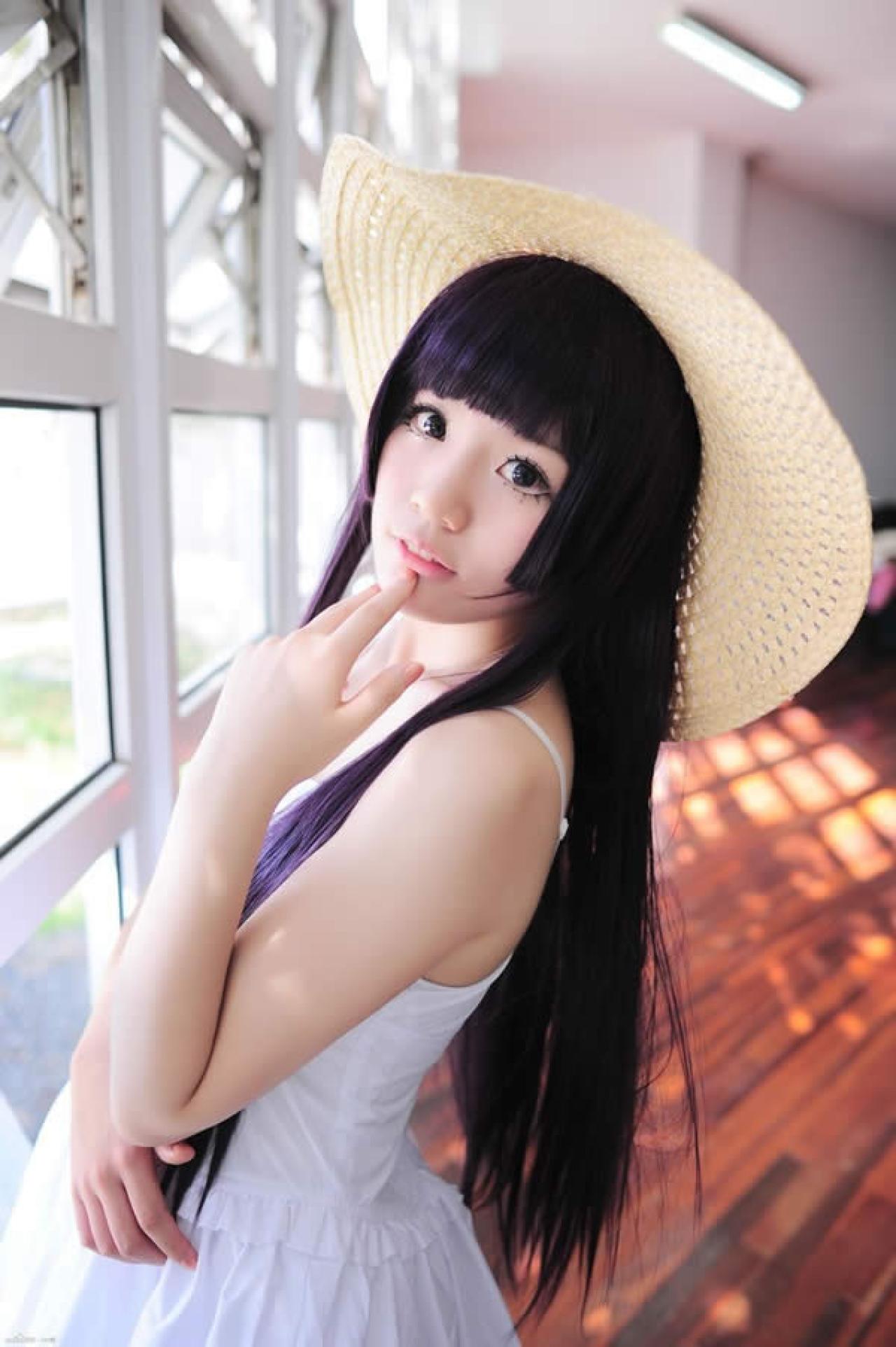 白衣CosplayM花抵手指状