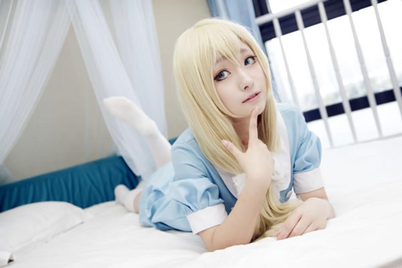 轻音少女全家福淡蓝色Cosplay组图02