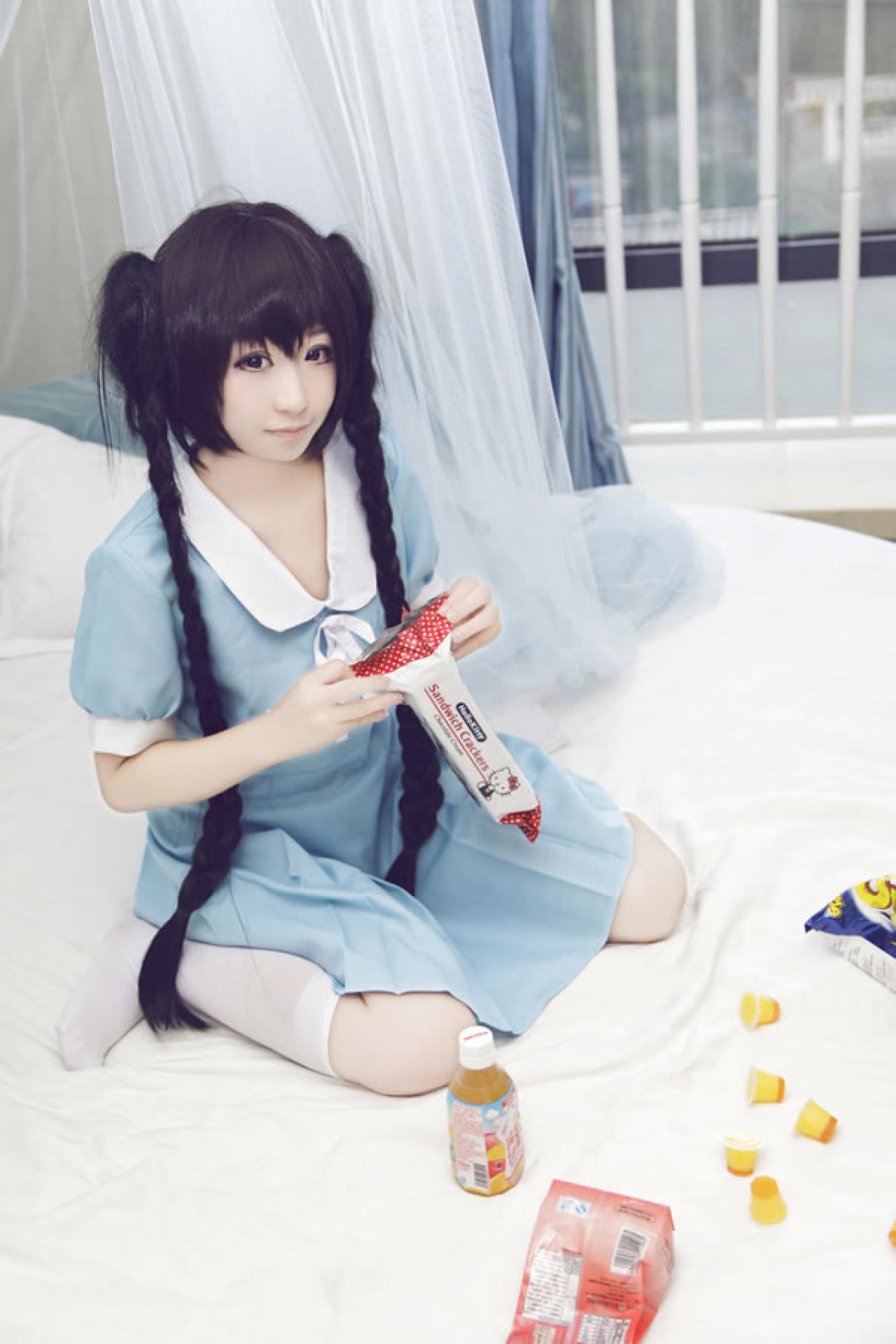 轻音少女全家福淡蓝色Cosplay组图07