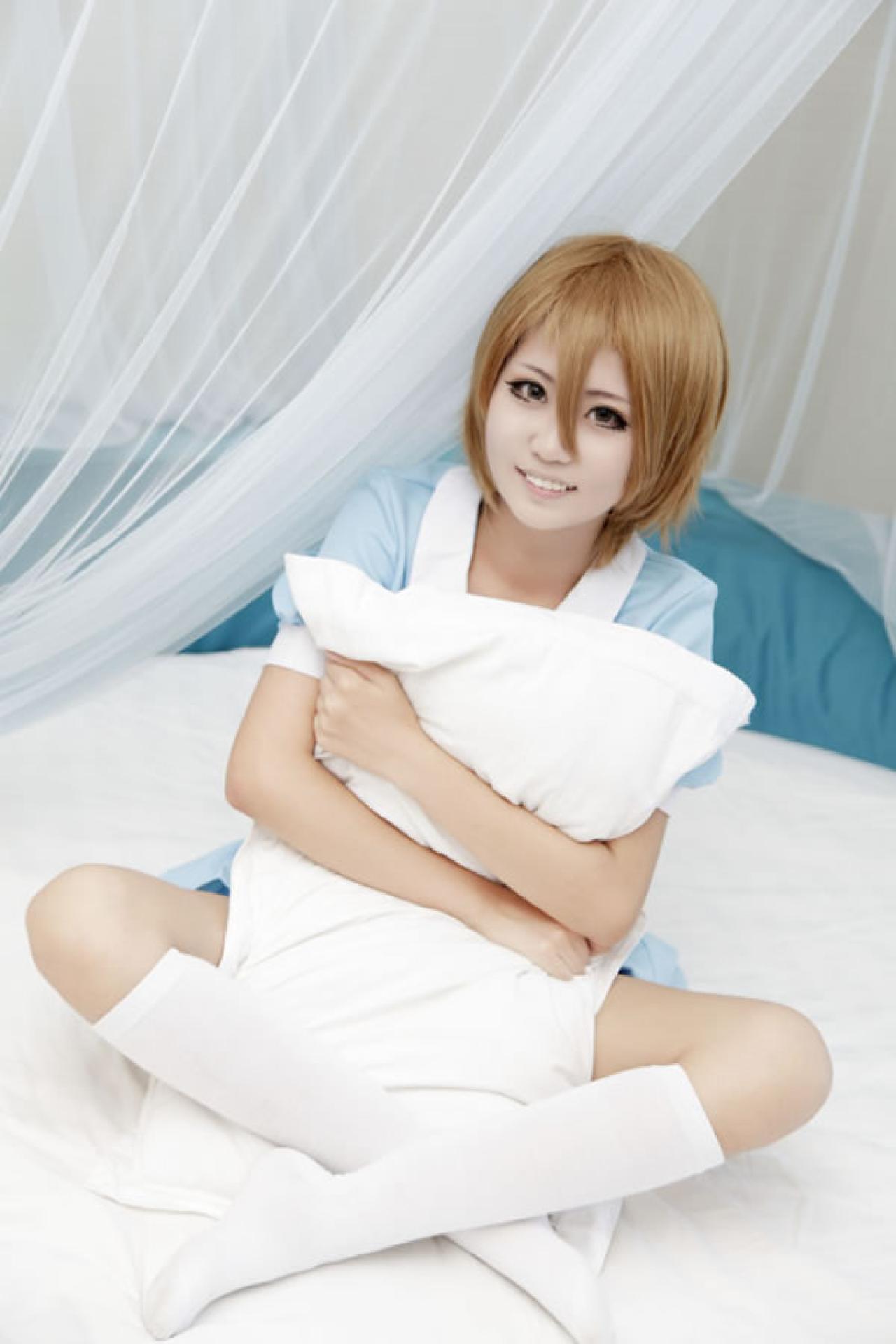 轻音少女全家福淡蓝色Cosplay组图09