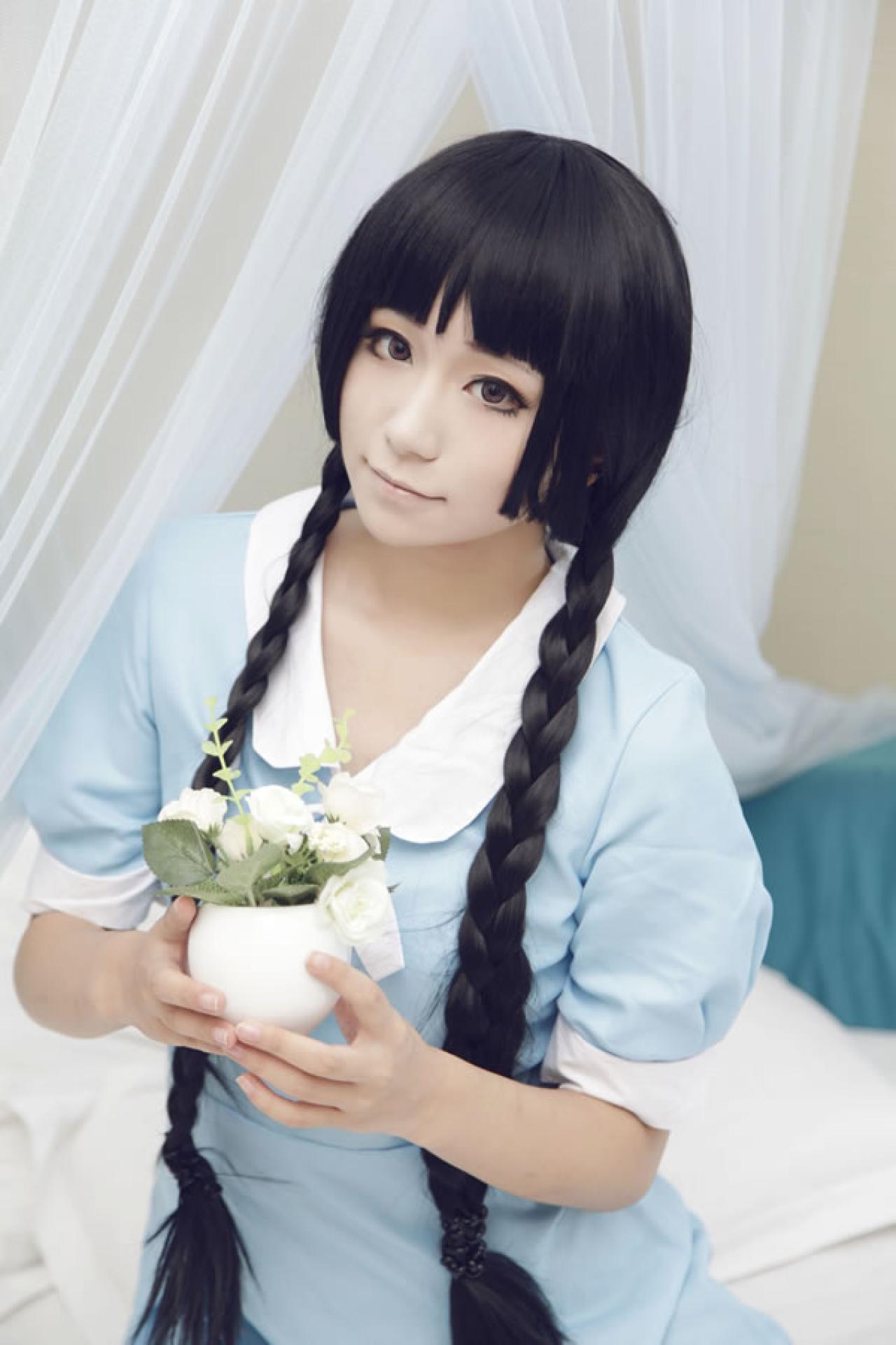轻音少女全家福淡蓝色Cosplay组图10