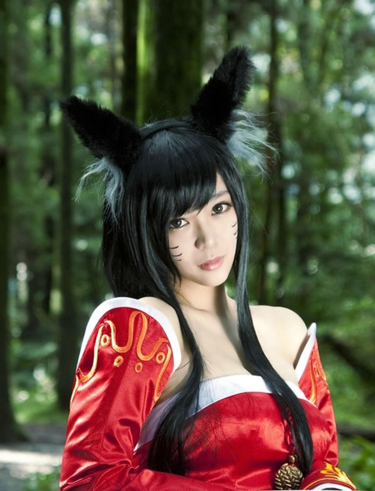 英雄联盟九尾妖狐阿狸正面上半身照