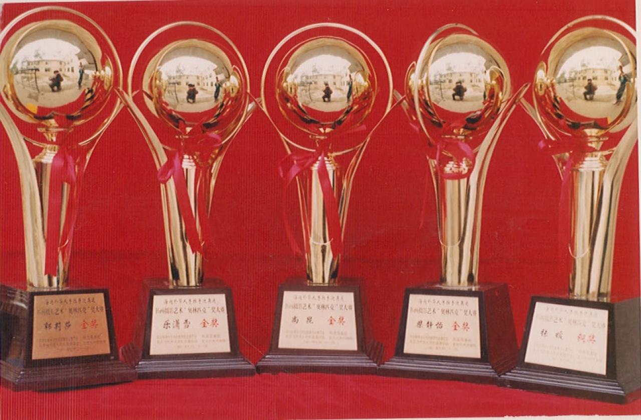 圆梦画室所获奖杯1